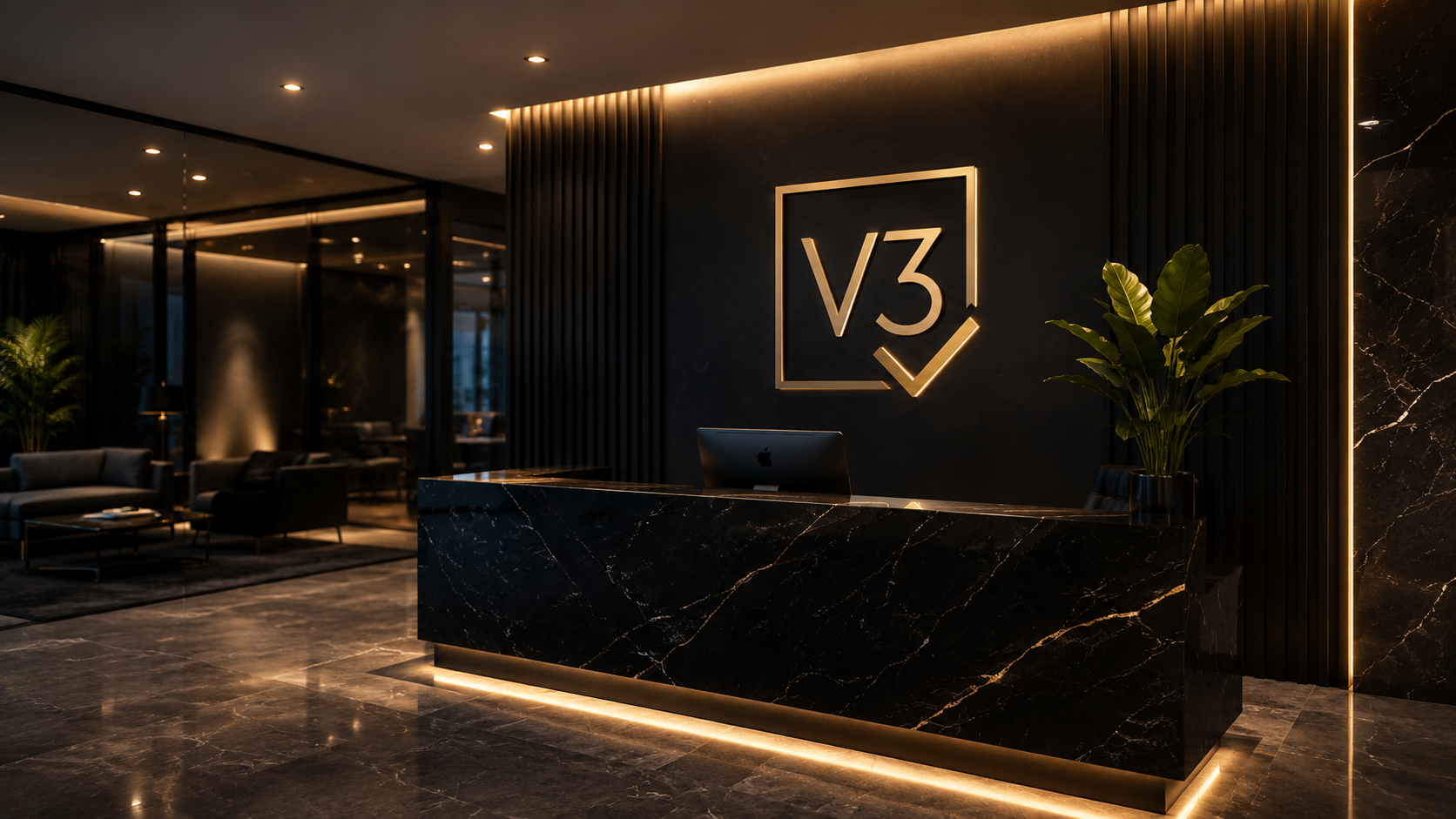 Recepção corporativa premium V3 Licitações